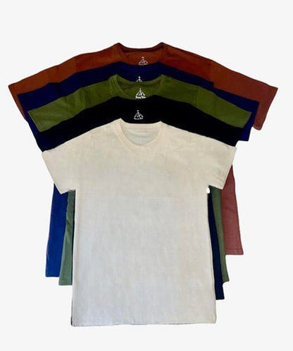 Divine Tribe Hemp Cotton T-Shirt Heavyweight Organic Durable Eco - Friendly S - XXL - Regenerative Marketplace
