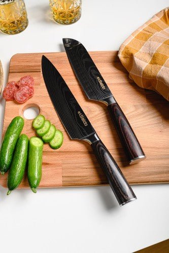 Seido Knives Japanese Master Chef Knife Set, 8 - Piece Professional Kitchen Knives - Regenerative Marketplace