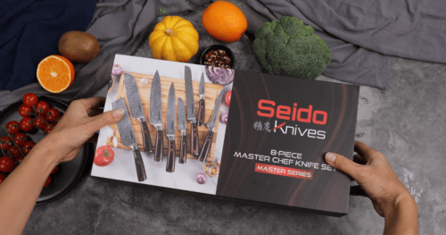 Seido Knives Japanese Master Chef Knife Set, 8 - Piece Professional Kitchen Knives - Regenerative Marketplace
