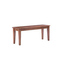 Boraam Bench 44 - in Shaker Constructed Eco - friendly Rubber Wood Frame Walnut - Regenerative Marketplace