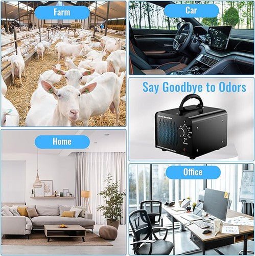 36000mg/h Ozone Generator Machine Air Purifier Ionizer Ozonator Timer for Home - Regenerative Marketplace