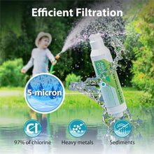 AQUA CREST Garden Hose Water Filter with Hose Protector, Reduces Chlorine, Odor - Regenerative Marketplace