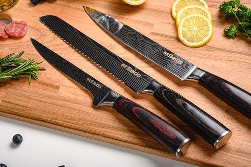 Seido Knives Japanese Master Chef Knife Set, 8 - Piece Professional Kitchen Knives - Regenerative Marketplace