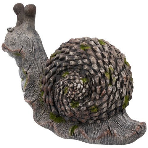 Northlight 15" Slowpoke Snail Outdoor Garden Statue - Regenerative Marketplace