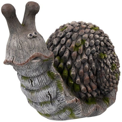 Northlight 15" Slowpoke Snail Outdoor Garden Statue - Regenerative Marketplace