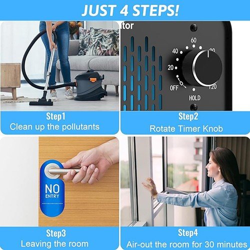 36000mg/h Ozone Generator Machine Air Purifier Ionizer Ozonator Timer for Home - Regenerative Marketplace