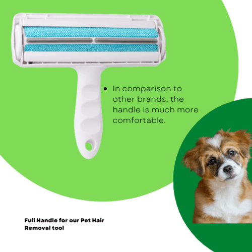 Reusable Dog Cat Pet Hair Remover Roller for Furniture, Couch, Carpet, Car Seat. - Regenerative Marketplace