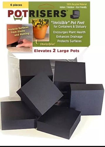2 X 6 PotRisers Eco Friendly Recycled USA Planter Pot Riser Feet For Large Pots - Regenerative Marketplace
