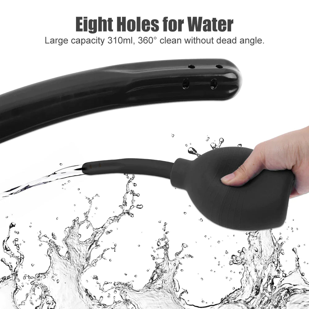310ml Anal Vaginal Bulb Douche Colonic Irrigation Rubber Enema Bag Cleaner Kit - Regenerative Marketplace