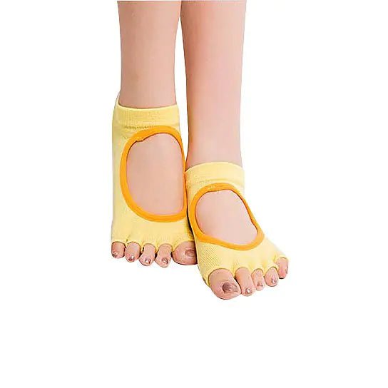 Peep Toe Yoga Socks 3 Pair Pack - Regenerative Marketplace