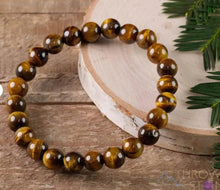 Genuine Tiger Eye Bracelet 10mm Natural Yellow Brown Tiger's eye Yoga Bracelets - Regenerative Marketplace