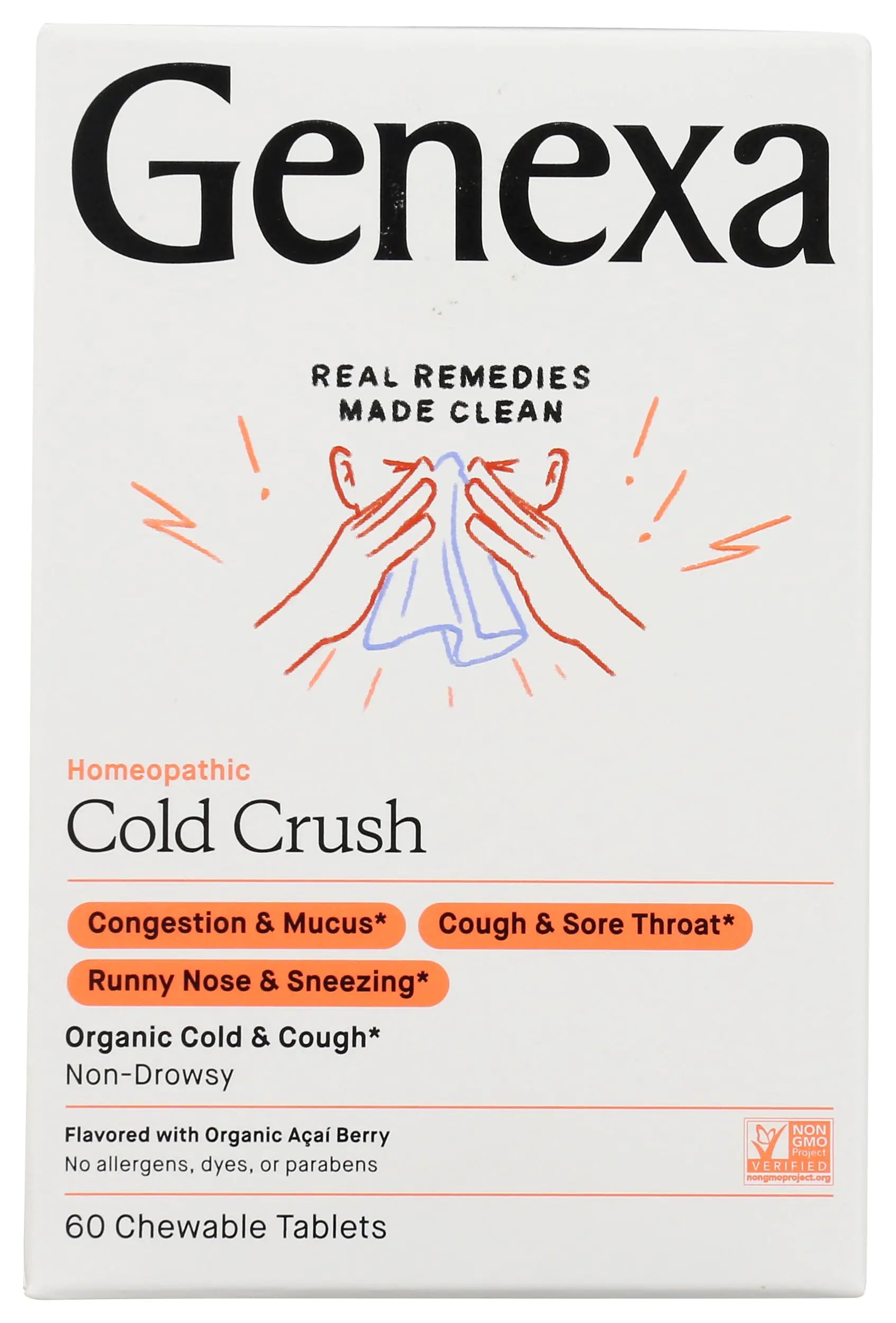 Genexa Cold Crush Acai Berry Organic 60 Count - Regenerative Marketplace