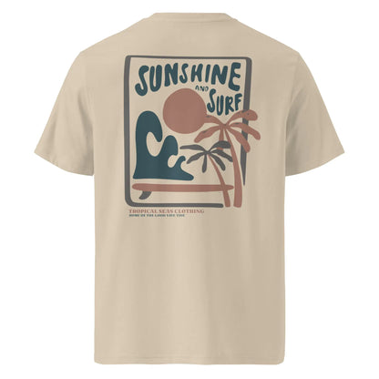 Tropical Sunshine & Surf organic cotton t-shirt - Regenerative Marketplace