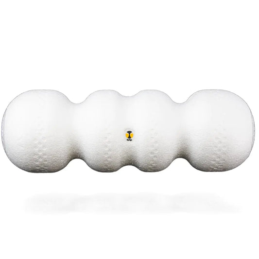 Rollga Basic - The Better Foam Roller for Flexibility Muscle Recovery Back & Neck Massage Exercise. Featuring Stays Clean Technology. (White) - Regenerative Marketplace