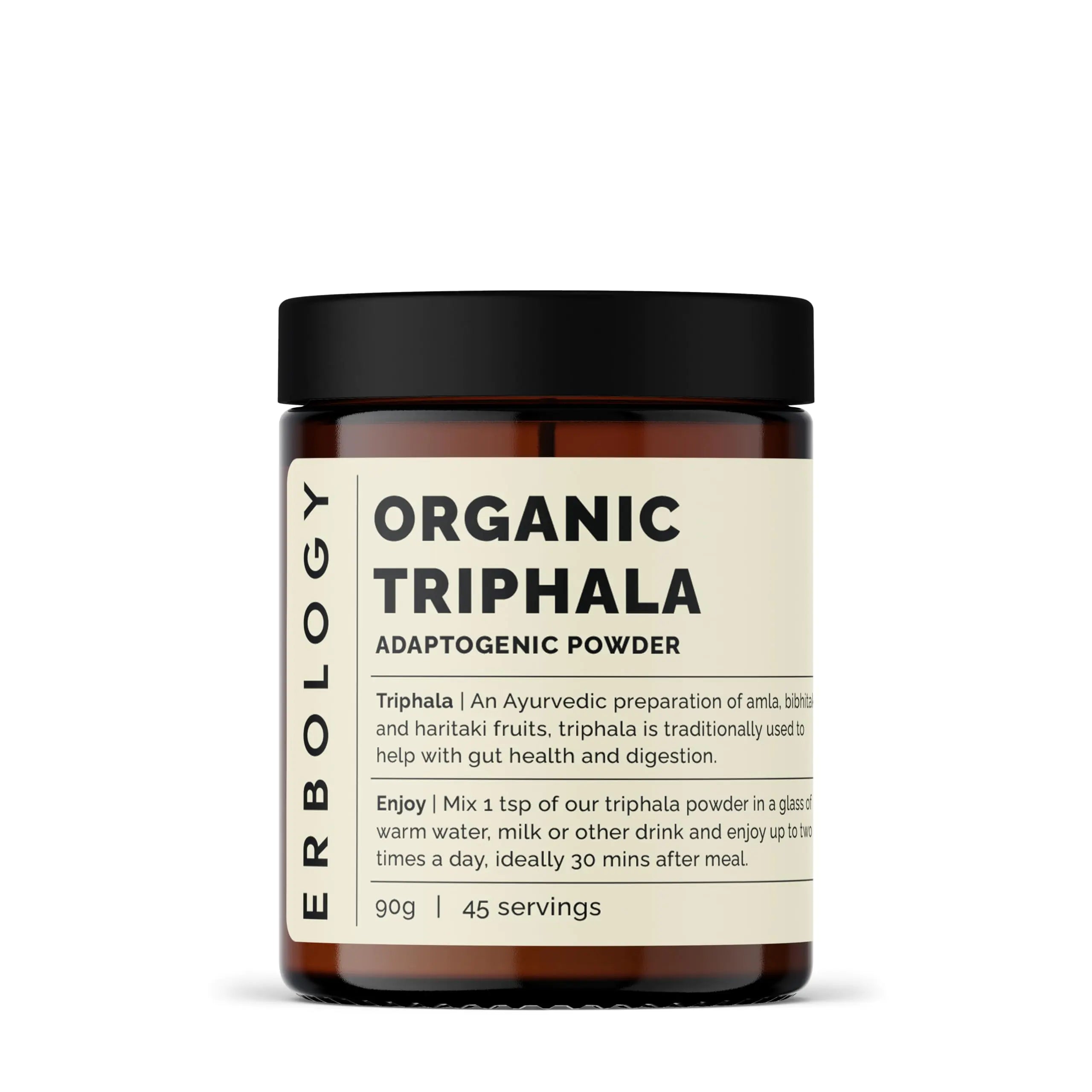 100% Organic Triphala Powder 7.8 oz - Ayurvedic Blend of Amla Haritaki & Bibhitaki - Gut Health - Straight from Farm in India - Raw Vegan and Gluten - Free - Non - GMO - No Additives or Preservatives - Regenerative Marketplace