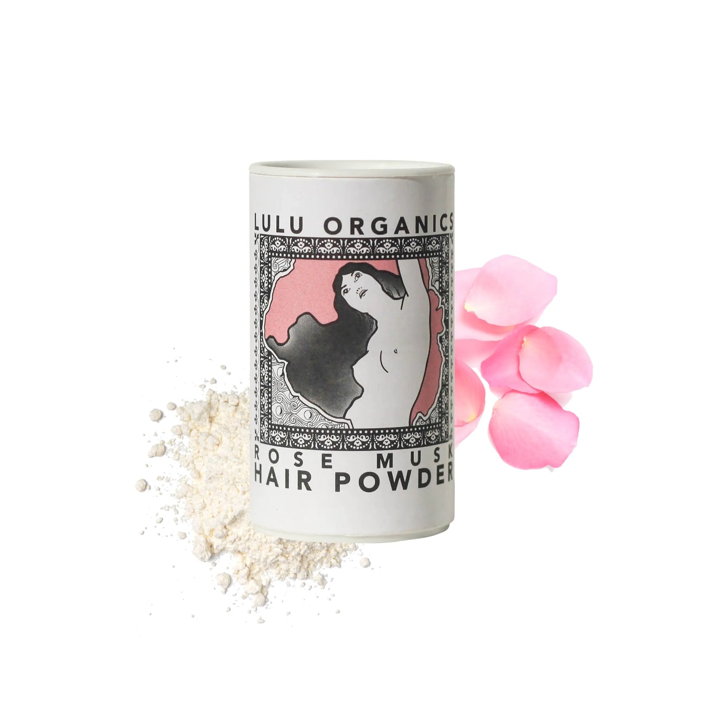 Non - Aerosol Dry Shampoo Powder - All - Natural & Organic Hair Care for Dark & Blonde Hair Paraben Free Talc Free No White Cast Holiday Hair Gifts Travel Size & Self - Care Gift Rose Musk 1oz - Regenerative Marketplace