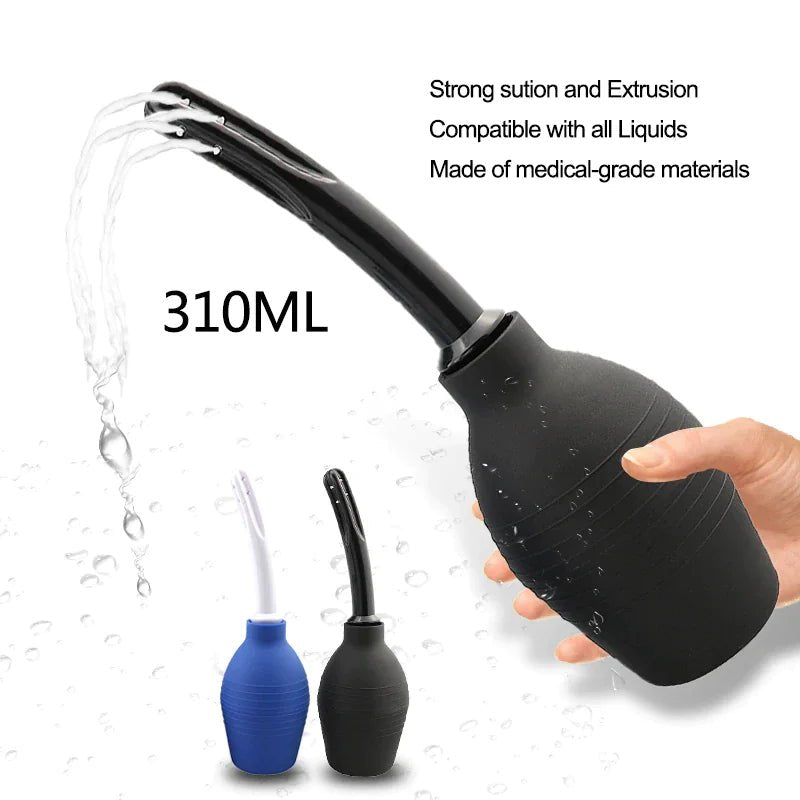 310ml Anal Vaginal Bulb Douche Colonic Irrigation Rubber Enema Bag Cleaner Kit - Regenerative Marketplace