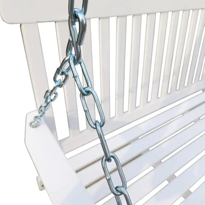 Wooden Bench Swing With Chain - Regenerative Marketplace