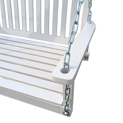 Wooden Bench Swing With Chain - Regenerative Marketplace