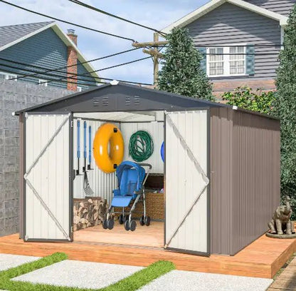 Steel Garden Shed With Double Lockable Door - Regenerative Marketplace